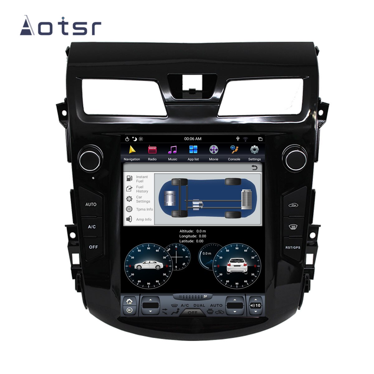 PX6 Android 9 Tesla style Car DVD Player GPS navigation for Nissan Teana 2013+ Car Auto Radio Stereo Multimedia Player Head Unit-Aotsr official website