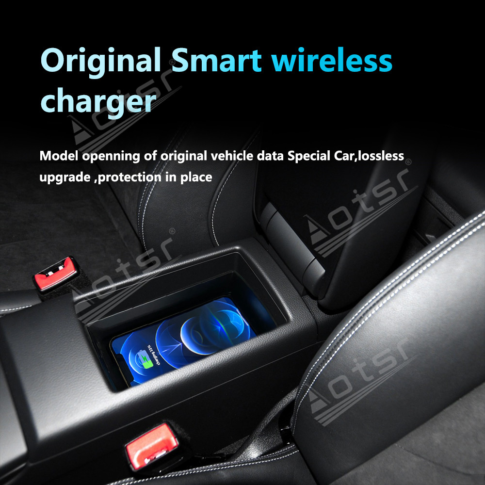 Wireless Car Charger For Audi A3 S3 2014-2020 Intelligent Infrared Fast Phone Holder Temperature Control Hidden Design