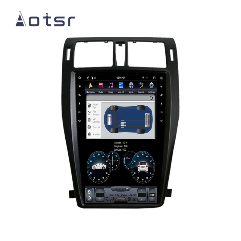 Android 8.1 Tesla style DVD multimedia player GPS navigation for Toyota Crown 2010-2015 13th car radio player Auto stereo unit-Aotsr official website