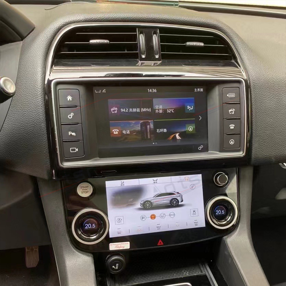 AC Panel Air Conditioner Climate Control For Jaguar F-PACE 2016 2017 2018 2019 2020 Touch Stereo Board LCD Screen Display Headunit-Aotsr official website