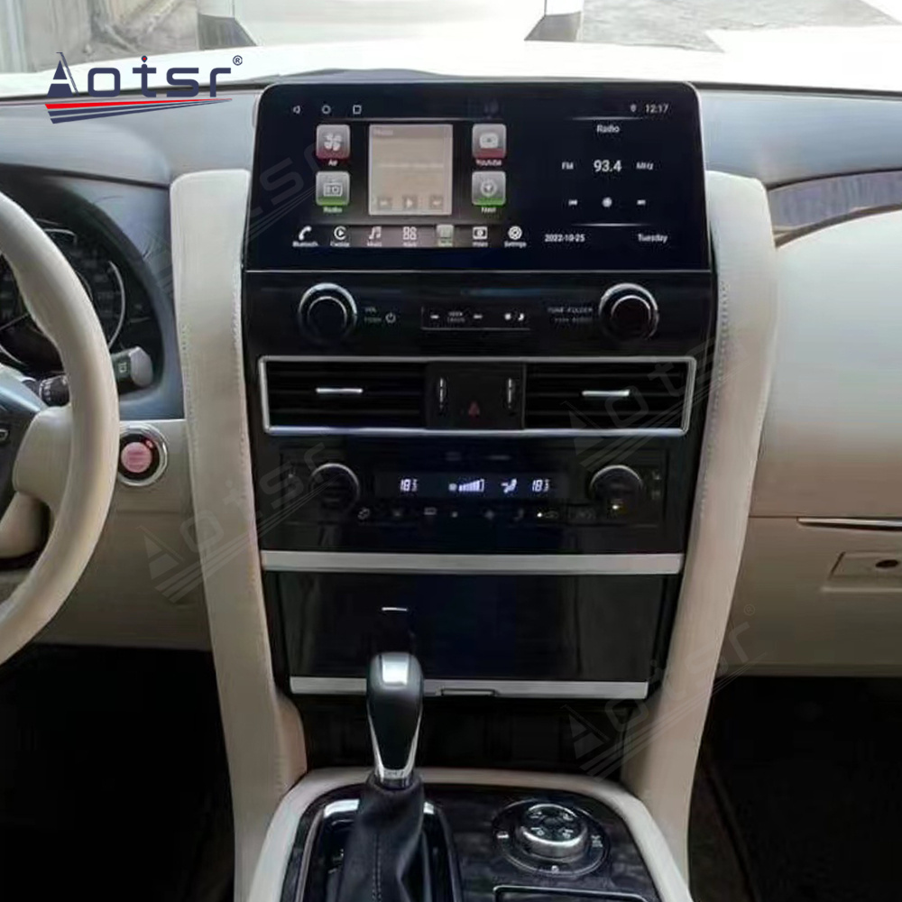 Android 11 For Nissan Amada Patrol Y62 Infiniti QX80 QX56 Car DVD GPS Navigation Auto Radio Stereo Video Multimedia CarPlay Head