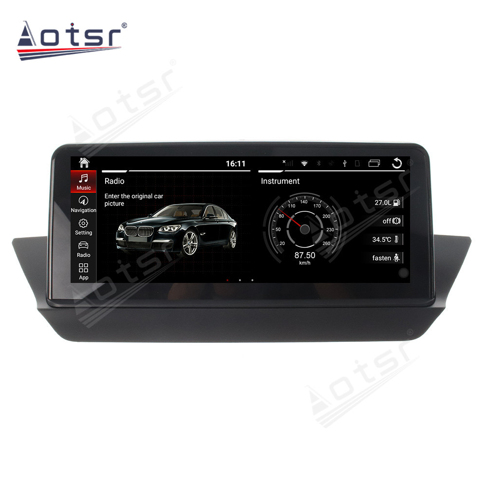 Android 10.0 multimedia player with GPS navigation stereo main unit DSP  8GB + 128GB suitable for BMW10-15 X1-CIL base-Aotsr official website