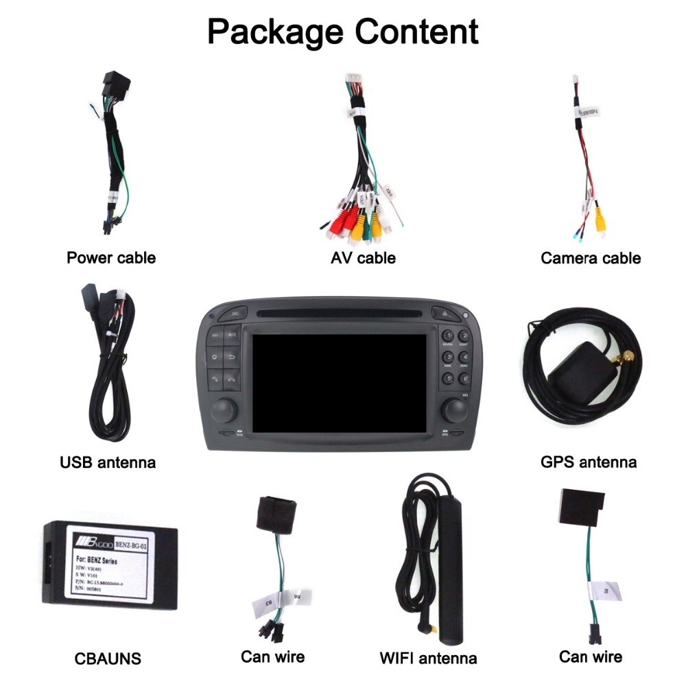 Aotsr Android 10 Car DVD player Headunit For Mercedes Benz SL R230 SL500 2001-2007 multimedia Navigation radio GPS 2 di-Aotsr official website