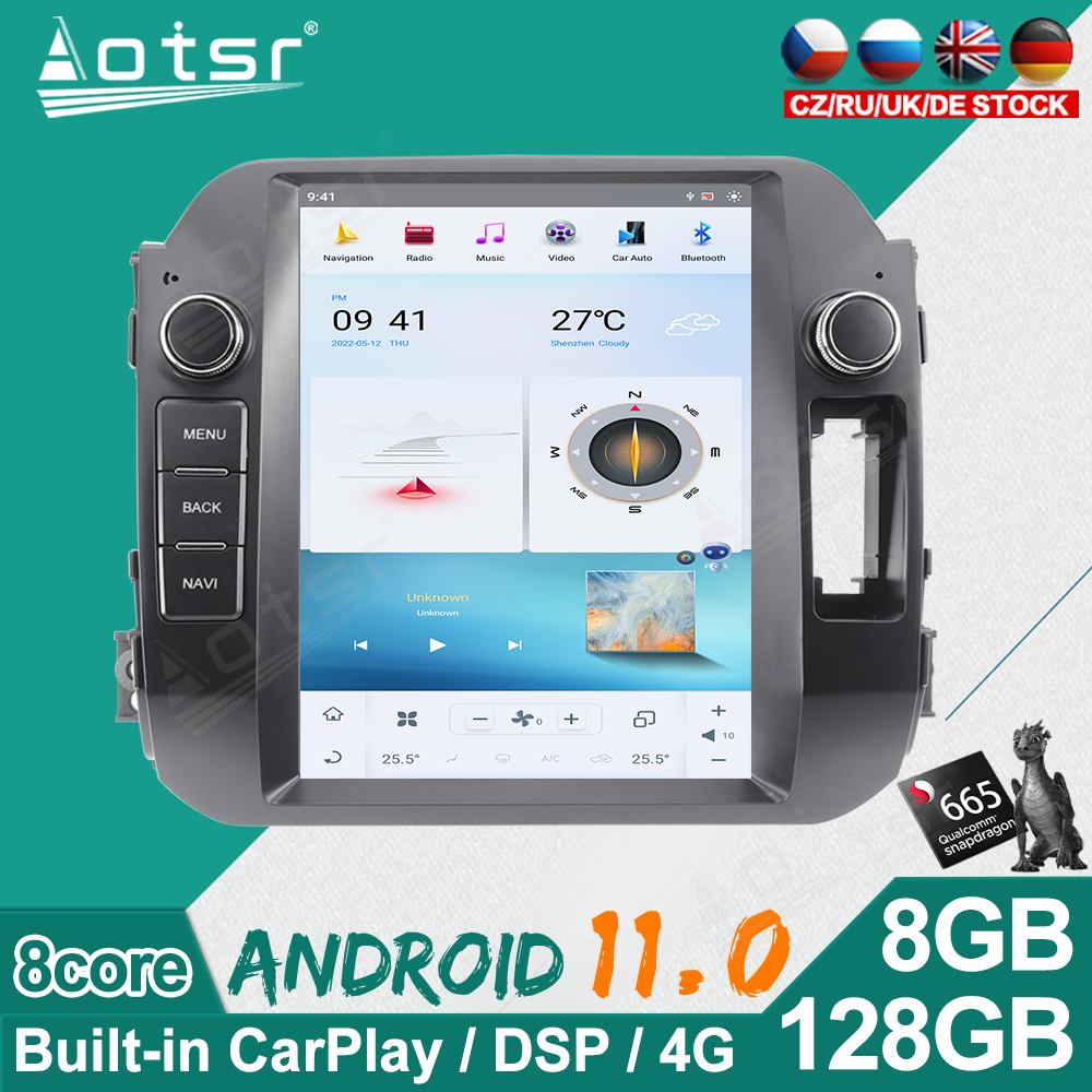 Android 11 128GB Car Radio DVD For Kia Sportage 2016-2018 Audio Multimedia Player GPS Navigation Auto Stereo Head Unit Carplay