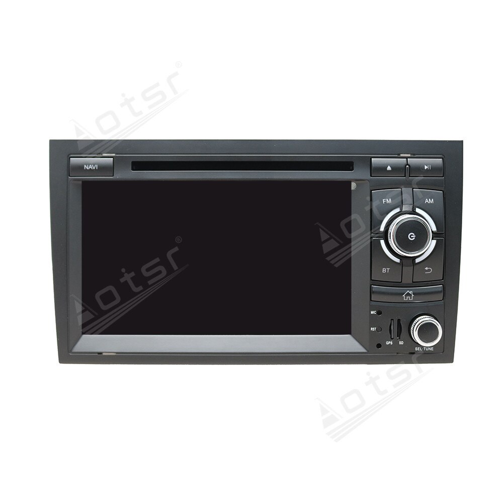 For AUDI A4 2002 - 2008  Wince 6.0 CD DVD Player Single DIN 7 Inch GPS Navigation Player BT in-Dash Radio Steering Wheel Control-Aotsr official website
