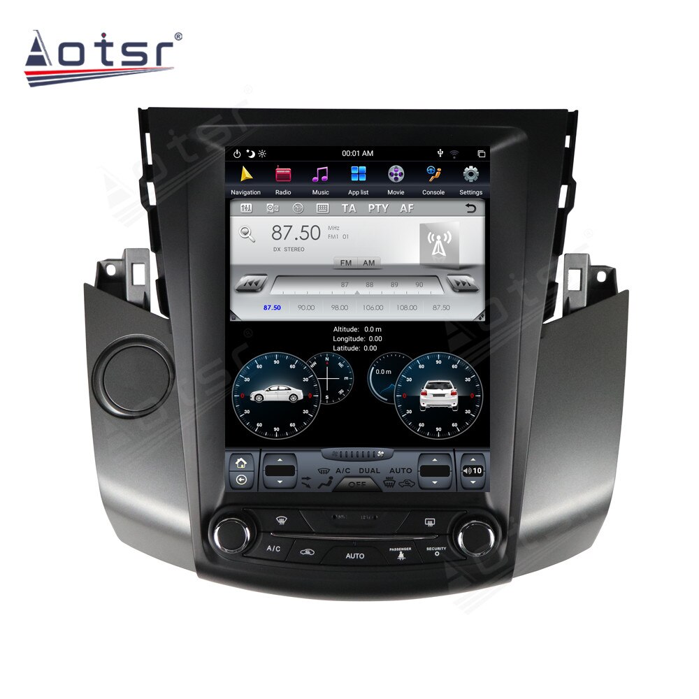 Car Multimedia DVD Player For Toyota RAV4 2006 2007 - 2012 Android 9.0 Radio Tape Recorder Tesla Big Screen GPS Navigation Audio-Aotsr official website