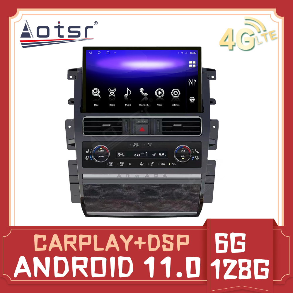13.3 Inch For Nissan Patrol Y62 2010-2020 Auto Stereo Car Radio DVD Multimedia Player GPS Navigation Head Unit