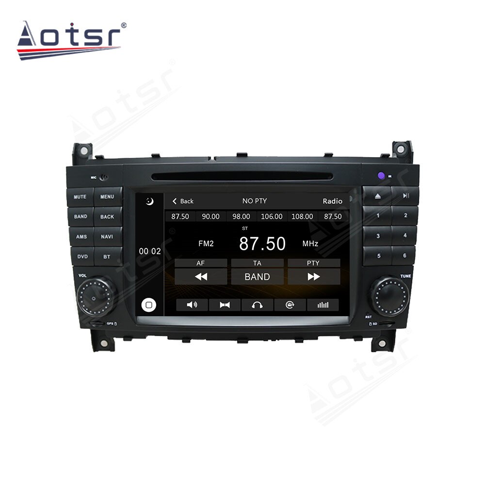 For Mercedes-Benz C-Class W203 2004-2007/CLC W203 2008-2010/CLK Wince 6.0 CD DVD Player Single DIN 7 Inch GPS Navigation Player-Aotsr official website