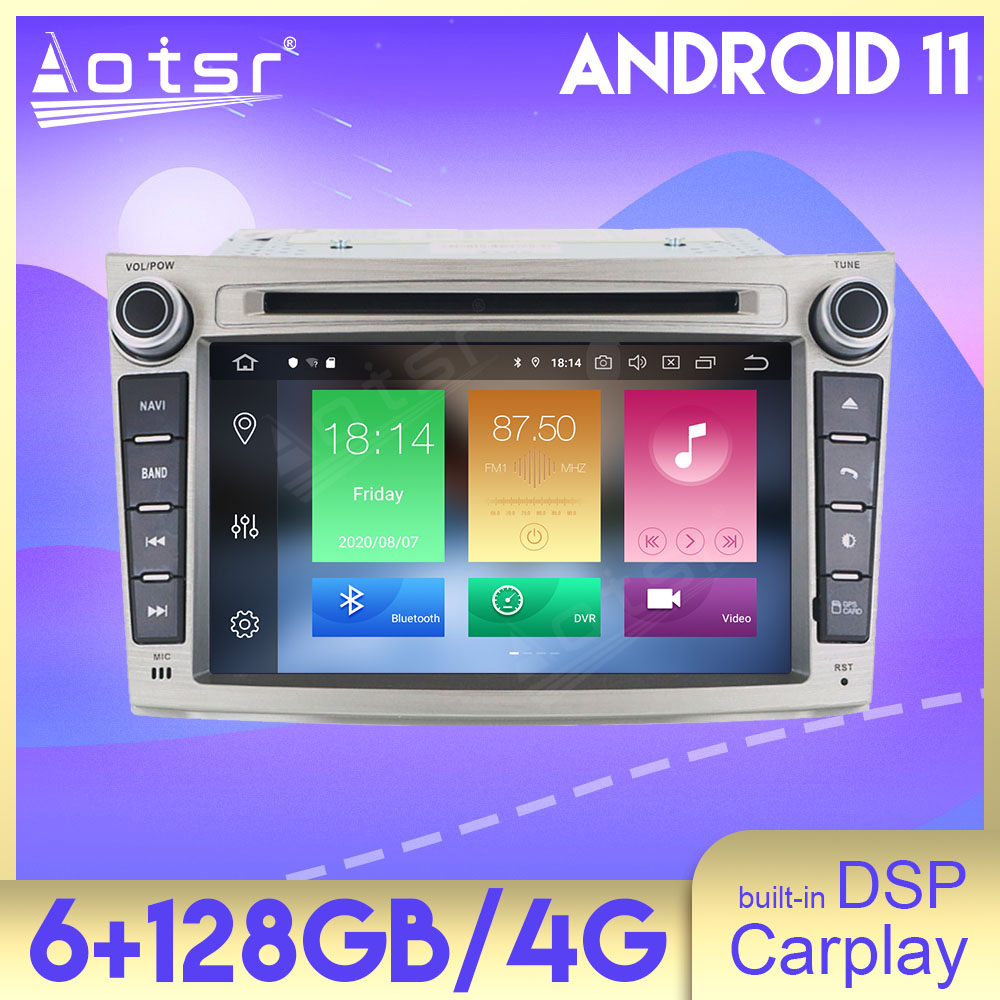 Android 11 Auto Stereo 6+128GB DSP Carplay GPS Navigation For Subaru Outback 2009 2010 2011 2012 2013 2014 Multimedia Car Radio Player Head Unit