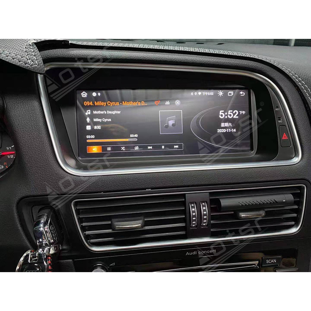 Android 10.0 multimedia player with GPS navigation stereo main unit DSP  suitable for Audi Q5 10-17