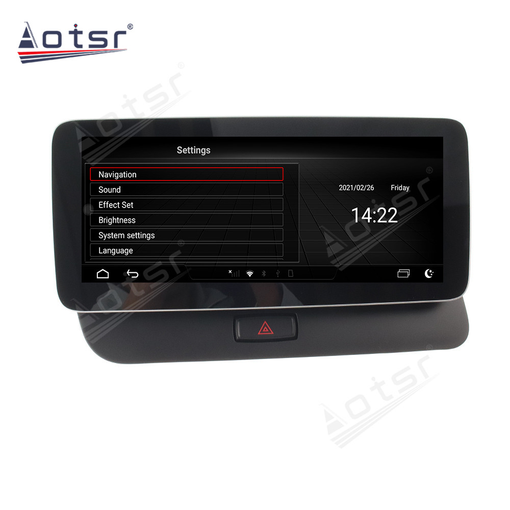 Android 10.0 multimedia player with GPS navigation stereo main unit DSP  8GB + 128GB suitable for Audi Q5 2009-2016 10.25 Base-Aotsr official website