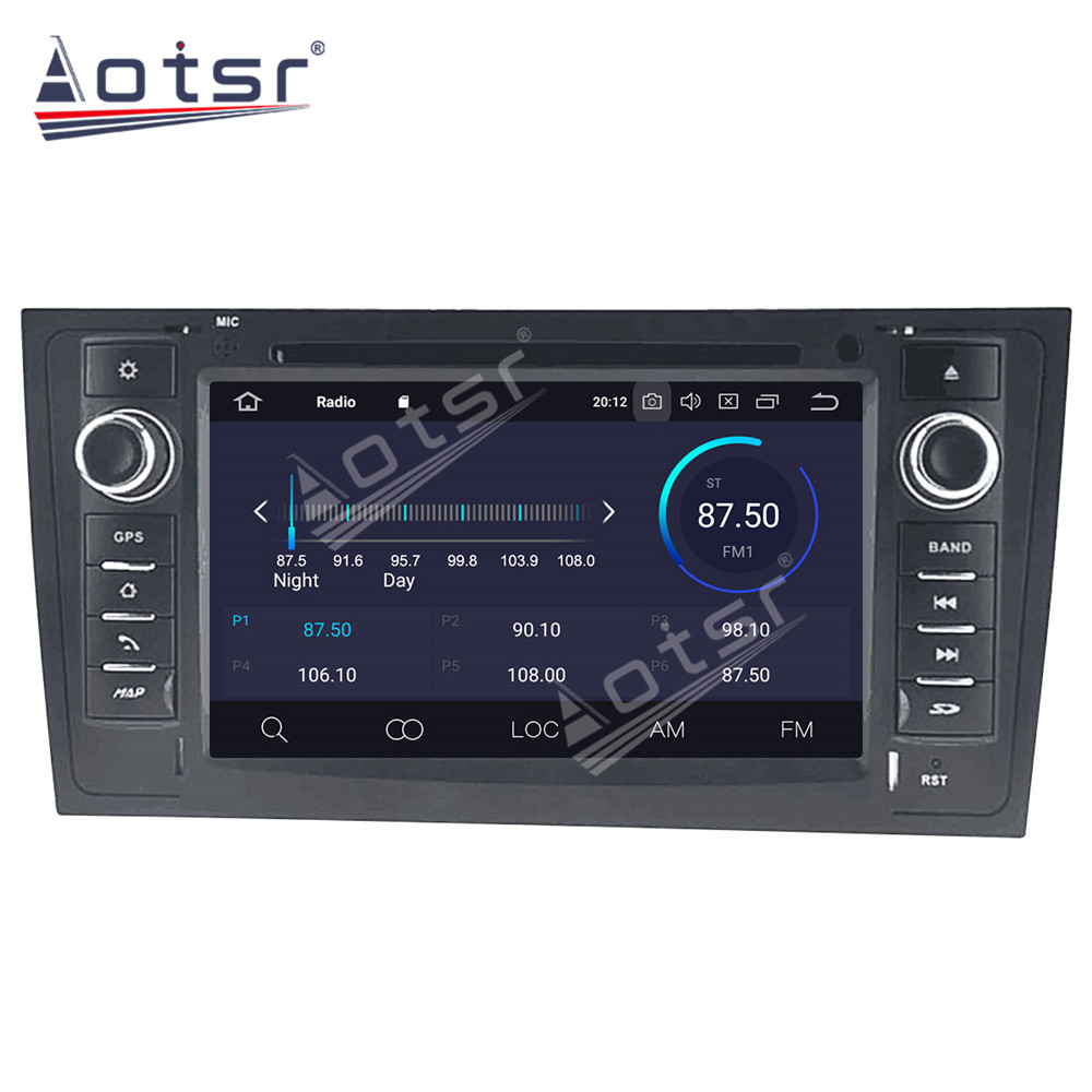 Android 11.0 Multimedia Player 128G with GPS navigation suitable for Audi stereo main unit DSP Carplay suitable for AUDI A6 1997-2004-Aotsr official website