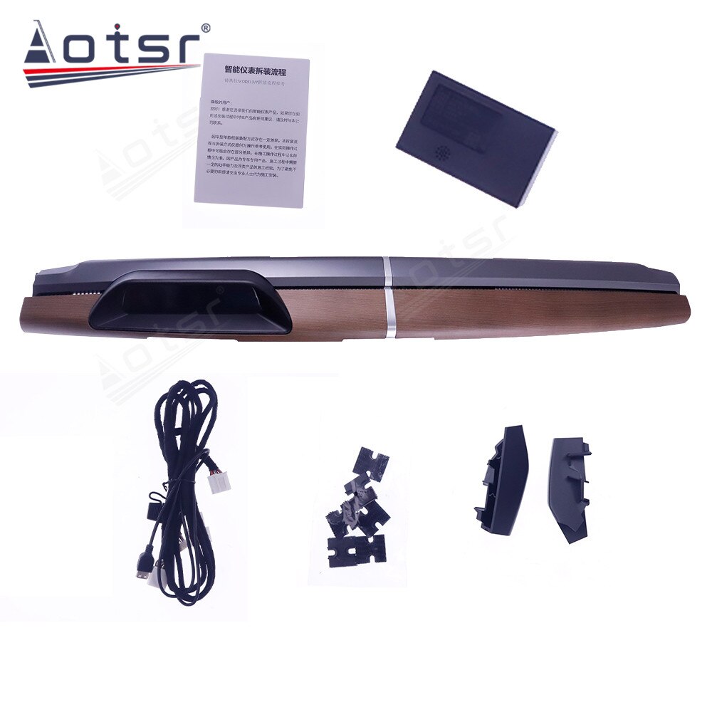 For Tesla Model 3  Model Y customized frame Digital Cluster LCD Car Virtual Instrument Dashboard Display Auto GPS Navigation-Aotsr official website