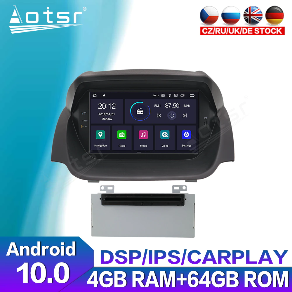 Android 10 Multimedia For Ford Fiesta MK7 2013 - 2016 Car Radio GPS Navigation DVD Video Player Carplay Audio Stereo Touch Screen-Aotsr official website