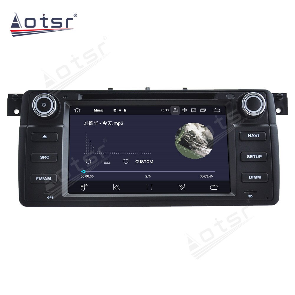 64G Android Radio Tape Recorder Car Multimedia Player Stereo For BMW Serie 3 E46 M3 1998 1999 2000 2001-2006 Head Unit GPS Navi-Aotsr official website