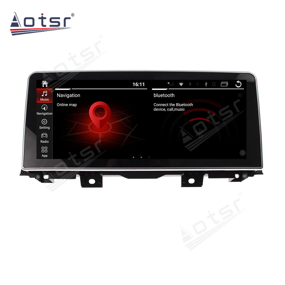 Android 10.0 multimedia player with GPS navigation stereo main unit DSP  8GB + 128GB suitable for BMW 5 Series 12.3 2009-2017-Aotsr official website