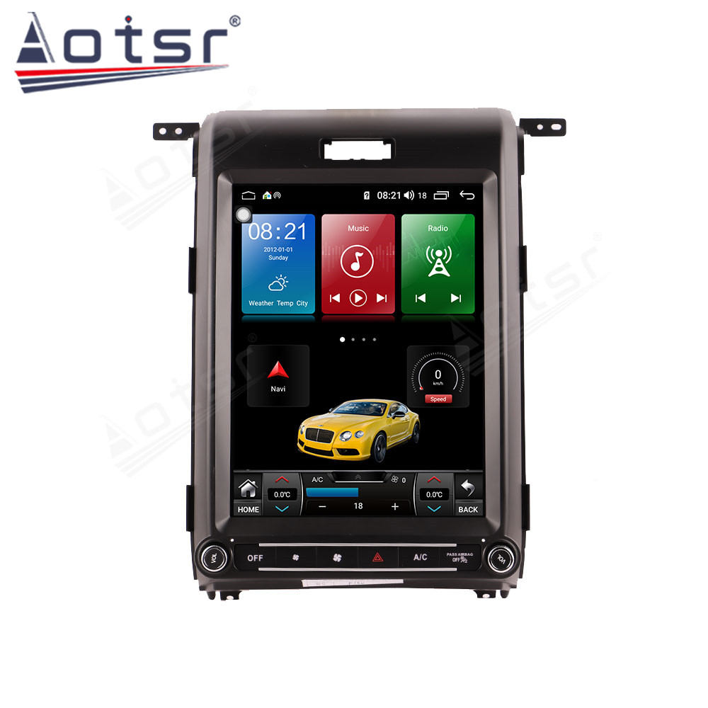 Android 11.0 multimedia player with GPS navigation stereo main unit DSP Carplay 6GB + 128GB suitable for 15-20 Ford Raptor F150-Aotsr official website
