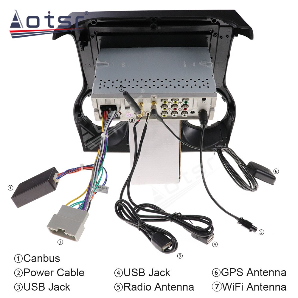 128G Android 11 Car Radio For Jeep Grand Wrangler JK Android Radio Auto Stereo Car GPS Navigation 2011-2017 PX6 Head Unit Car Multimedia Player-Aotsr official website