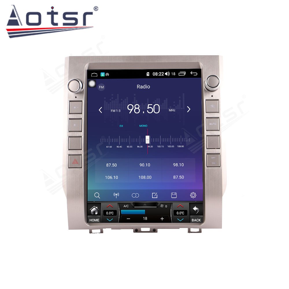 For Toyota Tundra 2013 - 2020 Car Radio GPS Navigation Android 11.0 Multimedia Player Tesla Style Audio Stereo Head Unit Carplay-Aotsr official website