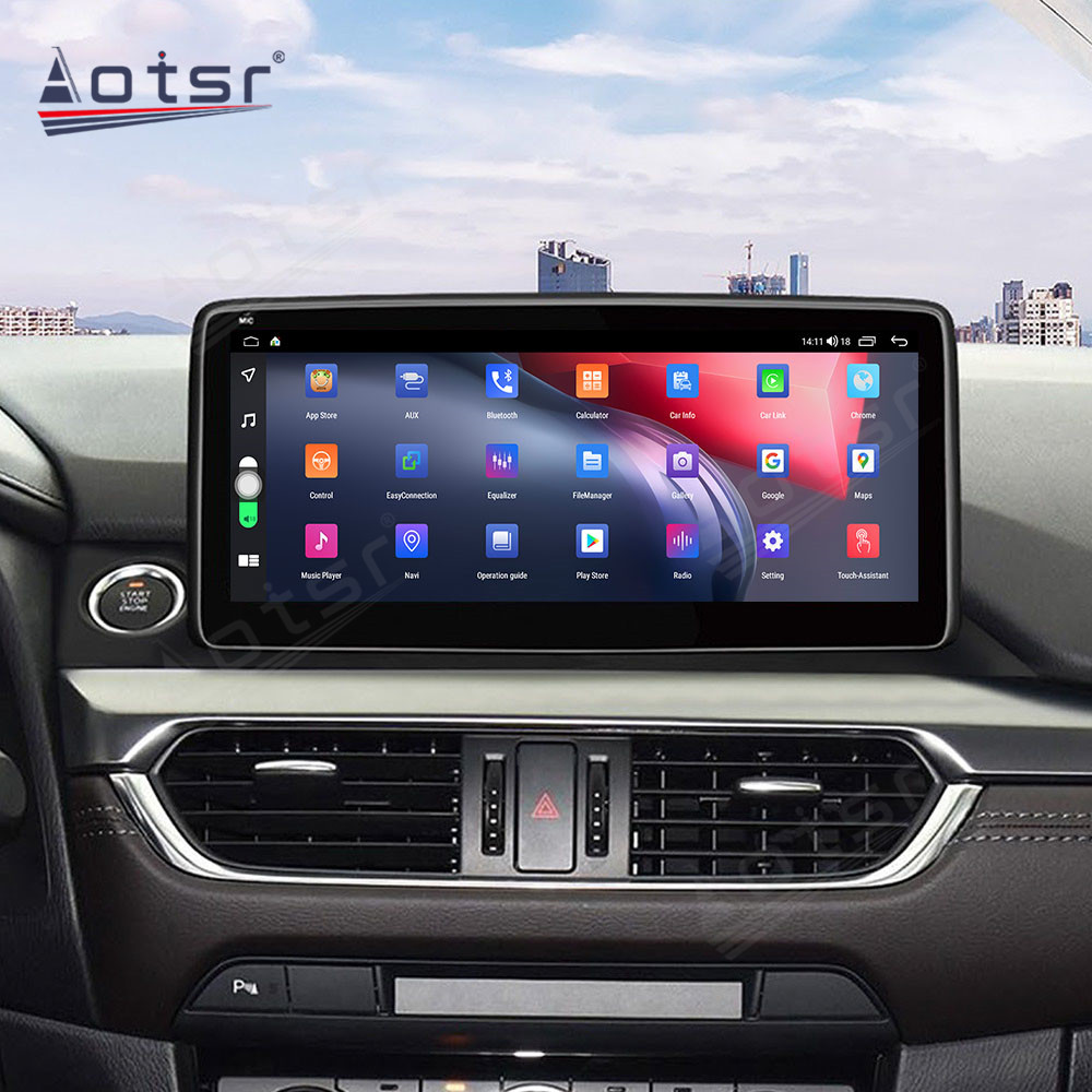 Android 10.0 multimedia player with GPS navigation stereo main unit DSP  6GB + 128GB suitable for Mazda Atez-Aotsr official website