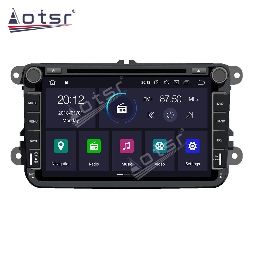 6GB 128GB Carplay Car Radio Screen For Volkswagen Golf Polo Tiguan Passat b7 b6 leon Skoda Octavia Android GPS Navigation Radio Tape Recorder Multimedia Autoradio-Aotsr official website