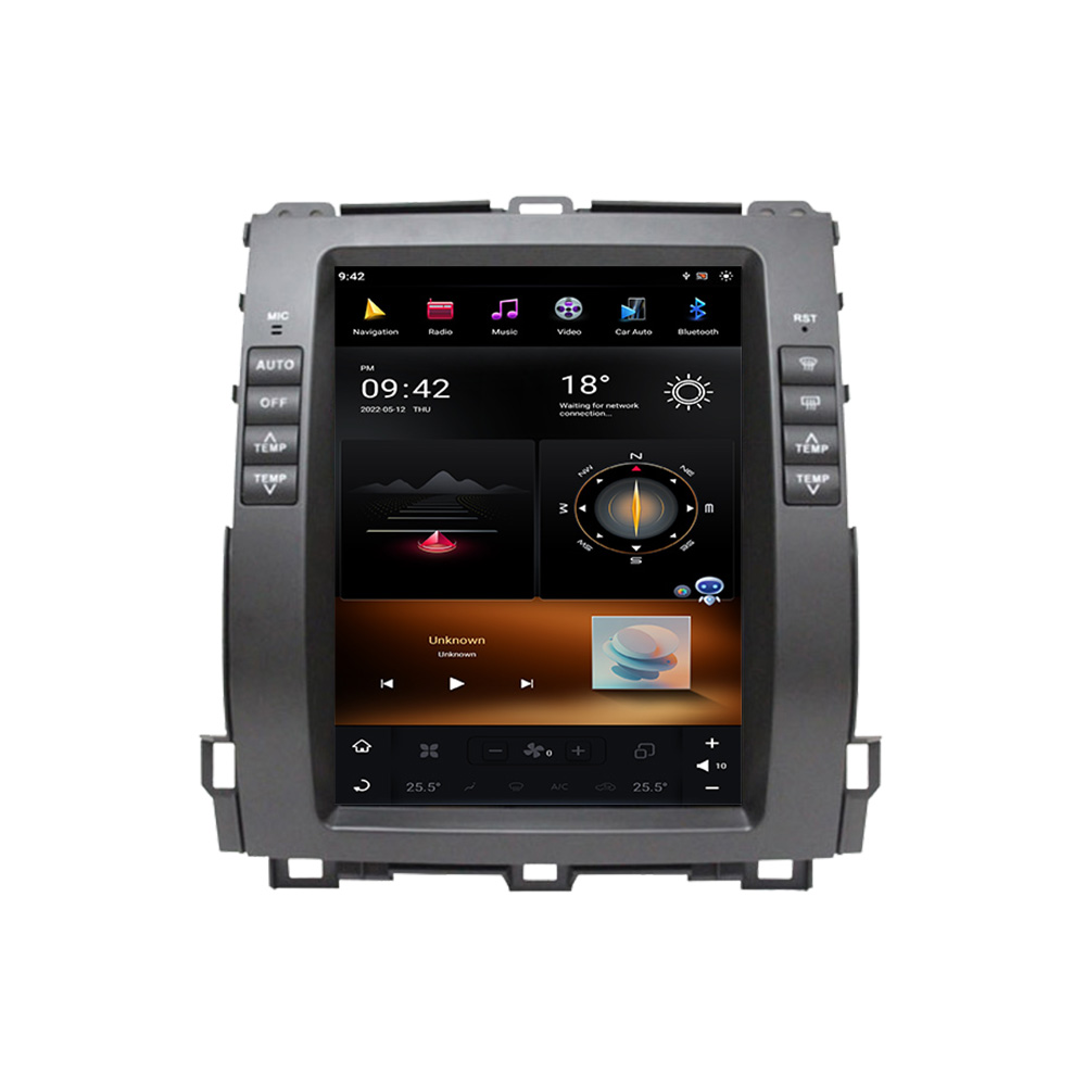 128G Tesla Screen For Toyota Land Cruiser Prado 120 For Lexus GX470 2002-2009 Android Car Multimedia Player GPS Radio Stereo Head Unit-Aotsr official website