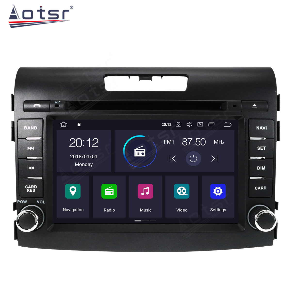 Qualcomm 128G Android 11 Car Radio Autoradio For Honda CRV 2012-2016 GPS Navigation DVD Multimedia Player Head Unit-Aotsr official website