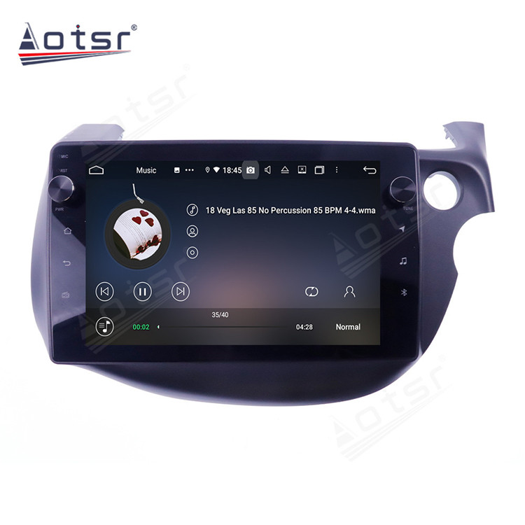 128G Android 10.0 For Honda Fit 2008-2013 Auto Stereo Audio Car Radio DVD Multimedia Player GPS Navigation Head Unit