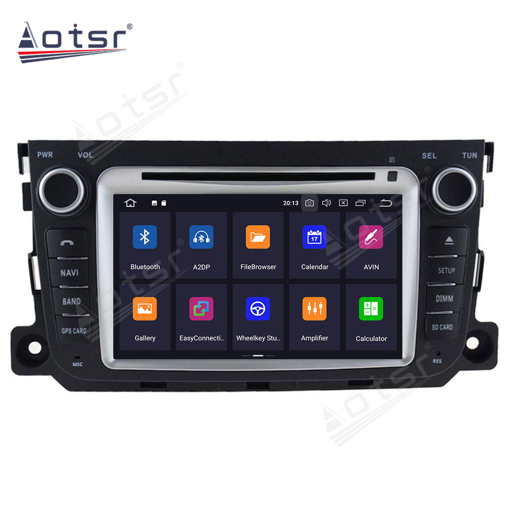 Android 11.0  Multimedia Player 128G For Benz Smart 2013 with GPS navigation suitable for Mercedes Benz stereo main unit DSP Carplay -Aotsr official website