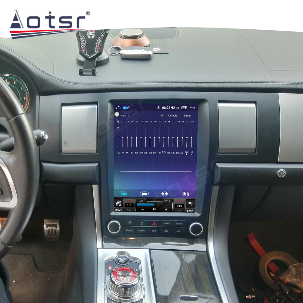 Android 11.0 multimedia player with GPS navigation stereo main unit DSP Carplay 6GB + 128GB suitable for Jaguar XF 04-15 black-Aotsr official website