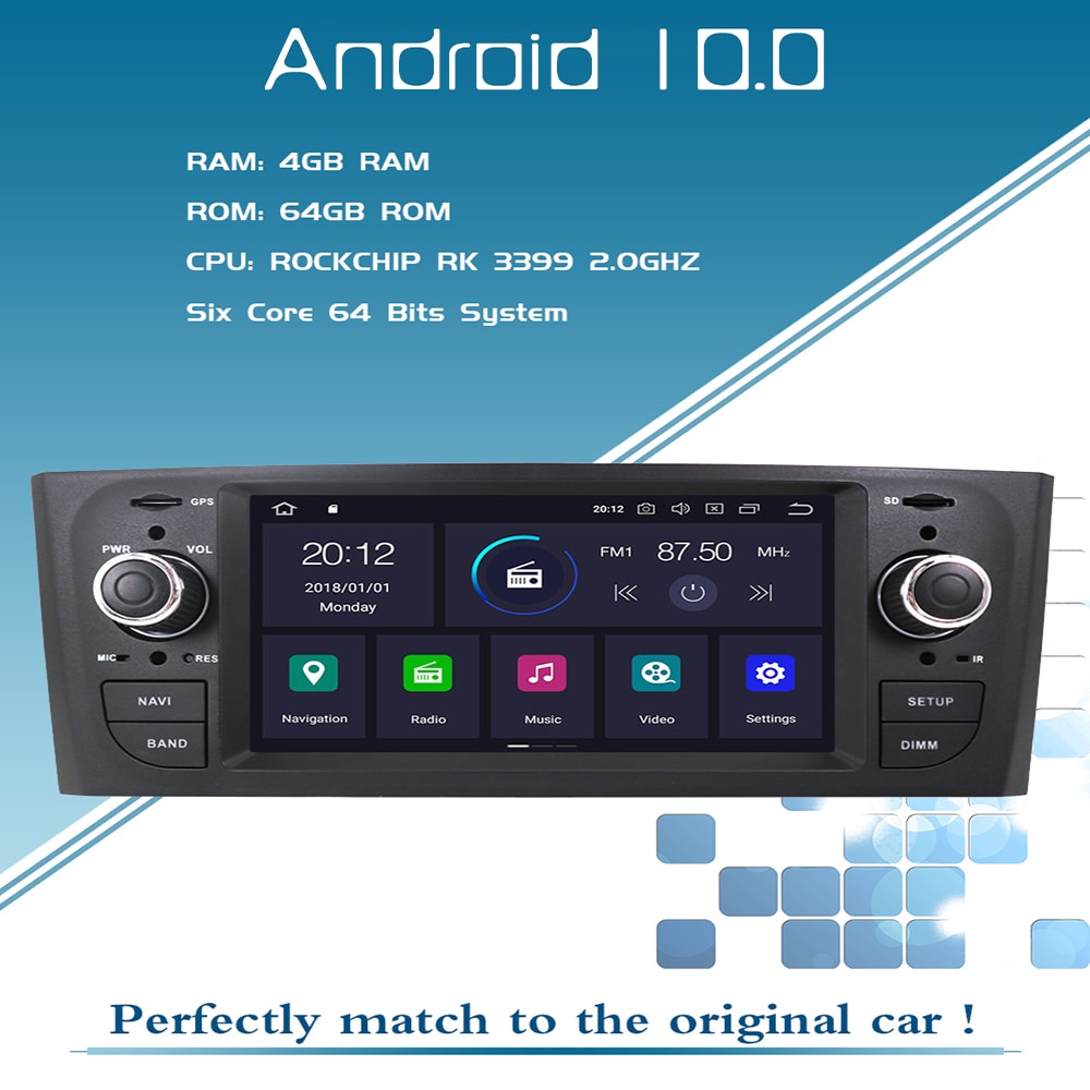 Android 11 Radio For FIAT Punto Linea 2005 2006 2007 2008 2009 Car Multimedia Player Screen GPS Navigation Stereo Head Unit HD-Aotsr official website
