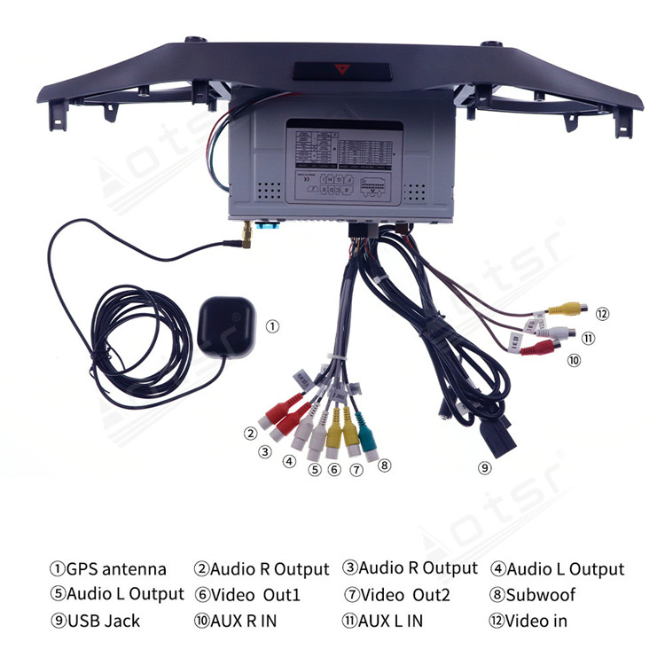 10 Inch Android 10.0 Auto Stereo For Honda CRV 2011-2015 Audio Car Radio DVD Multimedia Player GPS Navigation Head Unit-Aotsr official website