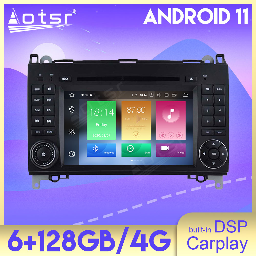 For Mercedes Benz B200/B-class/W245/B170 Car Multimedia Radio Player Stereo Android 11 DSP 7 INCH IPS screen Navi head unit