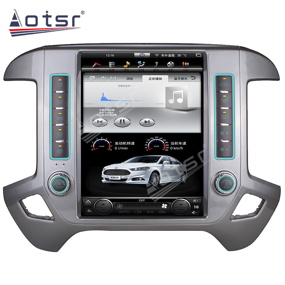 Car GPS Navigation For Chevrolet Chevy Silverado GMC SIERRA 2015 2016 2017 2018 2019 Android 11 Radio Auto Car Multimedia Player Carplay Unit-Aotsr official website