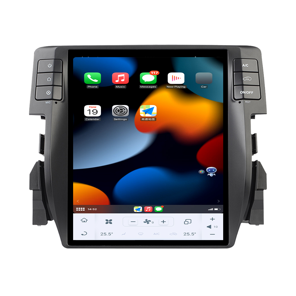 Qualcomm Android 11 For Honda Civic 2016 - 2019 GPS Navigation DVD Multimedia Player Head Unit