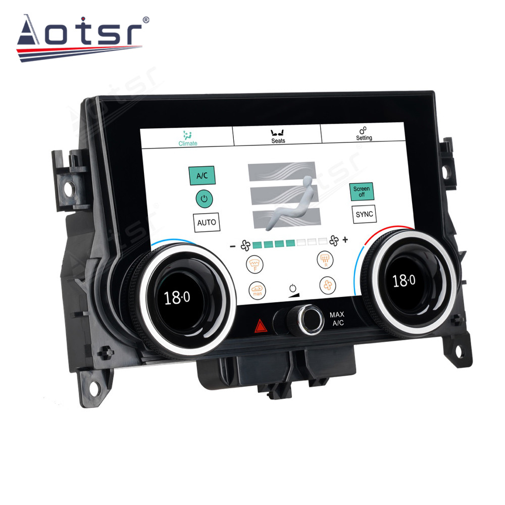 Suitable for Land Rover Range Rover Evoque 2012-2018 LCD high-definition touch screen air conditioning instrument with AC/C control panel original car system digital car air conditioning screen-Aotsr official website