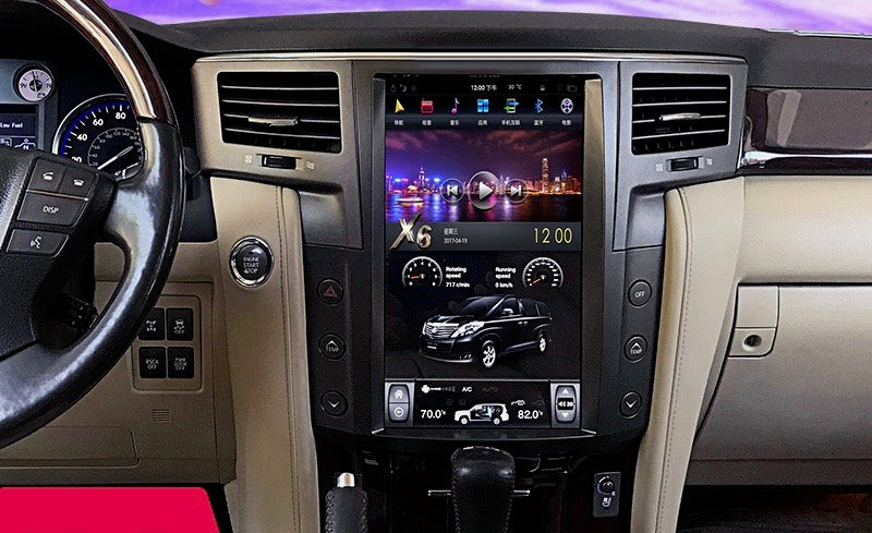 128G Tesla Screen Car Multimedia Player For Lexus LX570 2007 - 2015 Android 11 Radio GPS Navigation Stereo Head Unit-Aotsr official website