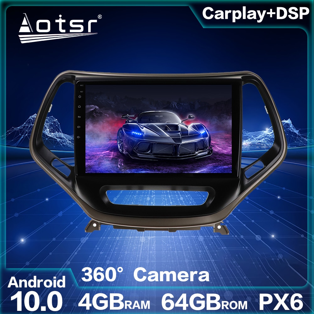 Android Multimedia For Jeep Cherokee 5 KL 2013 2014 2015 2016-2018 Car Radio GPS Navigation PX6 Stereo Auto Audio Head Unit DSP-Aotsr official website