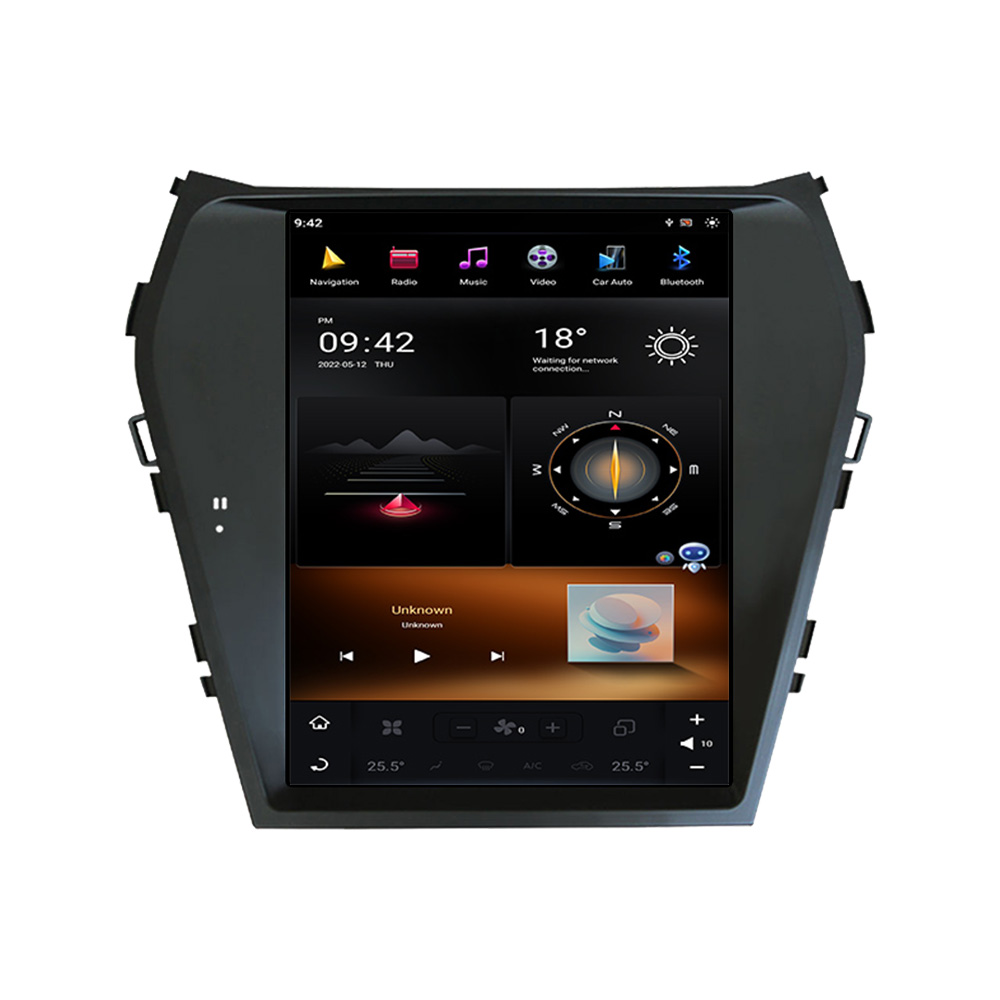 128GB Car Radio Android For Hyundai Santa Fe IX45 2013-2018 GPS Navigation Multimedia Tesla Touch Screen Stereo Carplay-Aotsr official website