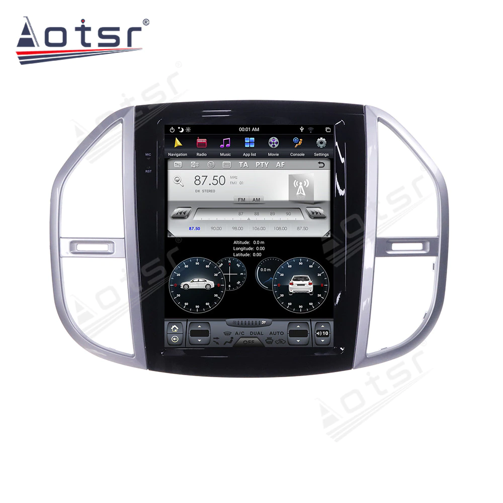 Android 9.0 4G 128GB Tesla Big Screen Car Radio For Mercedes-Benz Vito 2016-2019 Multimedia Player GPS Navigation 4G LTE DSP BT-Aotsr official website