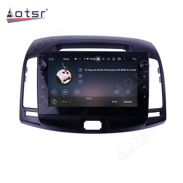 9 Inch Android 10.0 Auto Stereo For Hyundai Elantra 2008-2010 Audio Car Radio DVD Multimedia Player GPS Navigation Head Unit-Aotsr official website