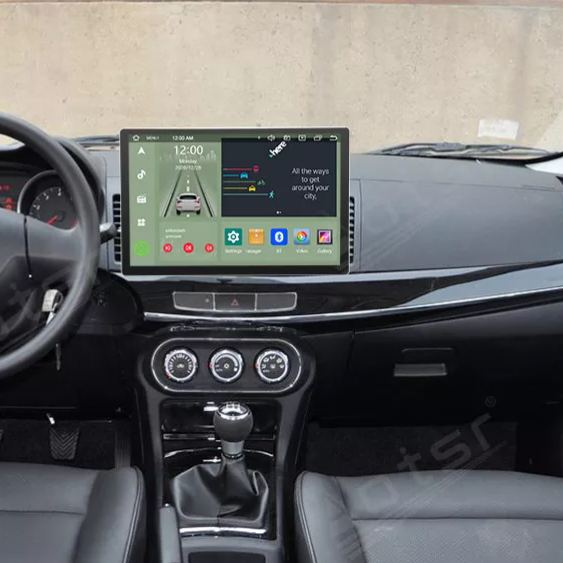 13.3 Inch Android 12 Auto For Mitsubishi Lancer 2007-2015 Car Multimedia Player GPS Navigation Auto Radio Stereo Head Unit 