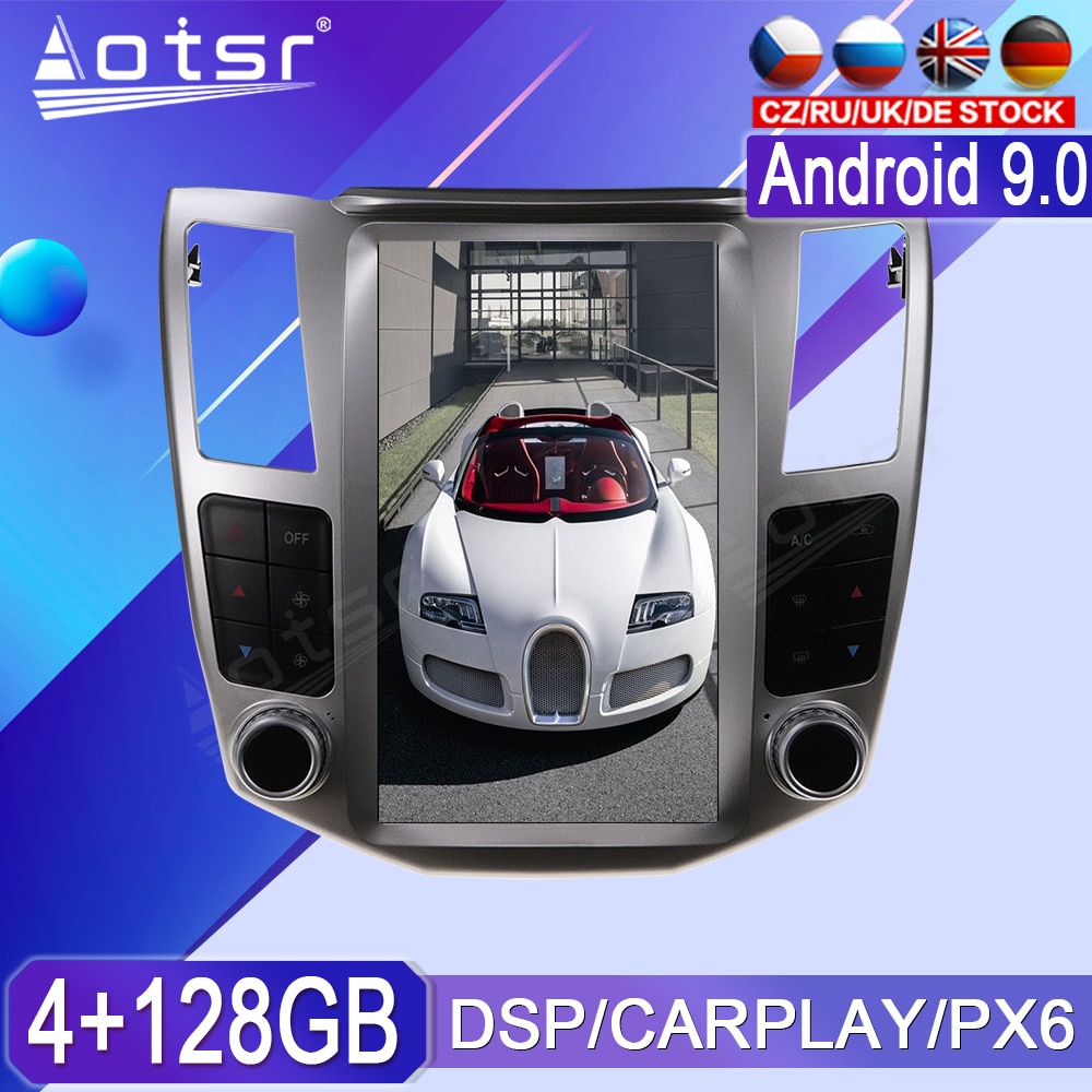 4+128GB For Lexus RX RX300 RX330 RX350 RX400H Android Tape Radio Recorder 2004-2007 Car Multimedia Player Stereo Head Unit Tesla-Aotsr official website