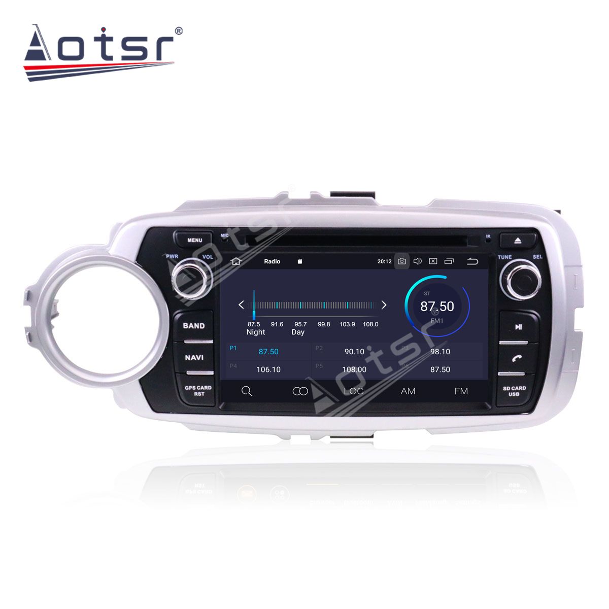 6+128GB Android Auto Stereo DSP Carplay For Toyota Yaris 2012 2013 2014 2015 Multimedia Car Radio Player GPS Navigation Head Unit-Aotsr official website