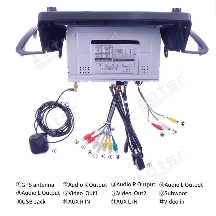 128G Android 10.0 For Nissan Teana 2008-2013 Auto Stereo Audio Car Radio DVD Multimedia Player GPS Navigation Head Unit