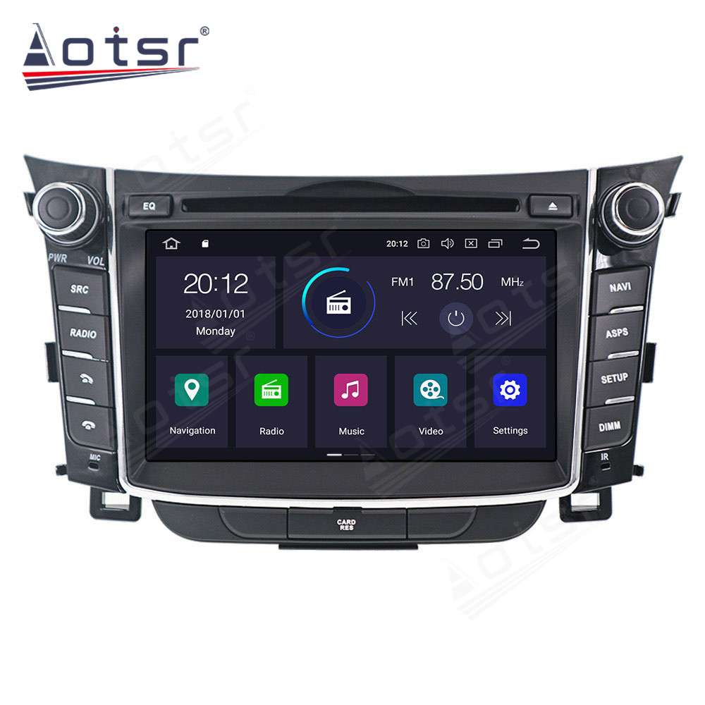 128G For Hyundai I30 Elantra GT 2012-2016 Car Multimedia Player Stereo Android 11 Audio Auto Radio Tape Recorder GPS Navigation Head Unit-Aotsr official website