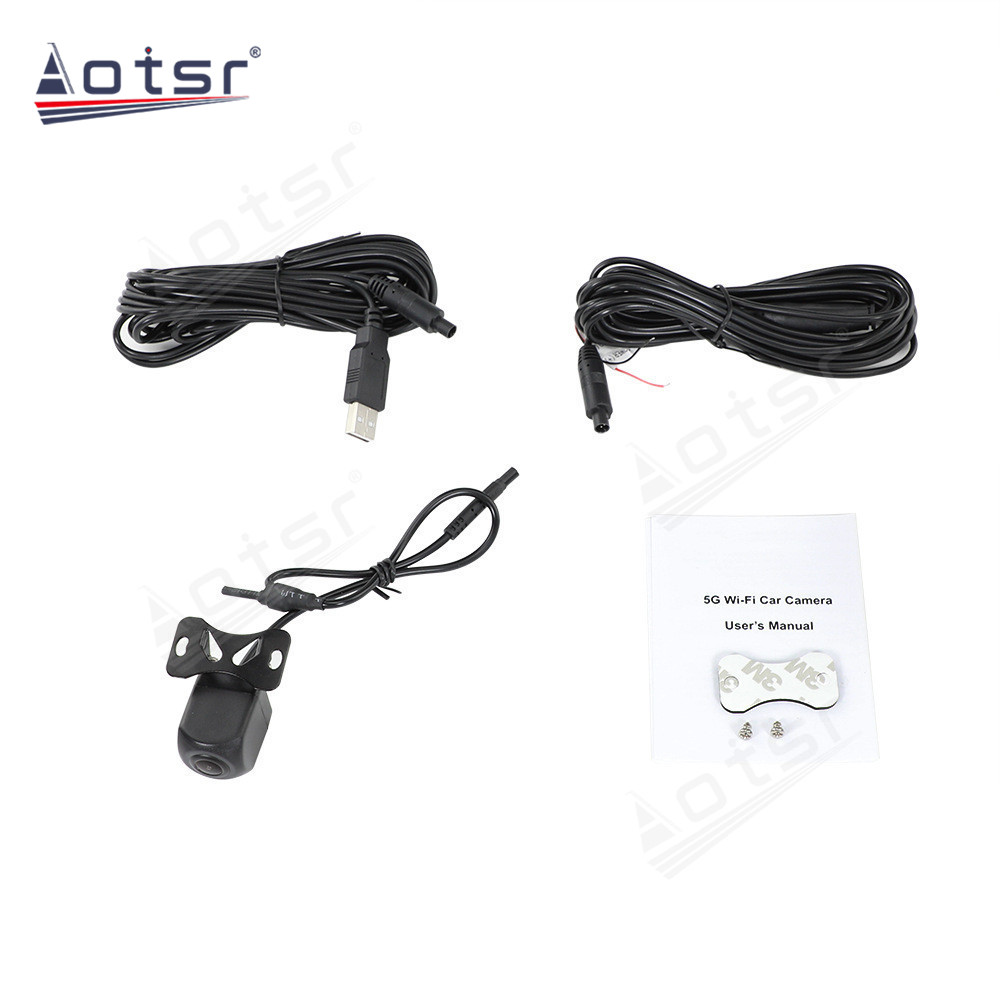 Car Reversing Camera HD Screen Rear View Camera Wireless Waterproof Wifi Support Android IOS and IPad