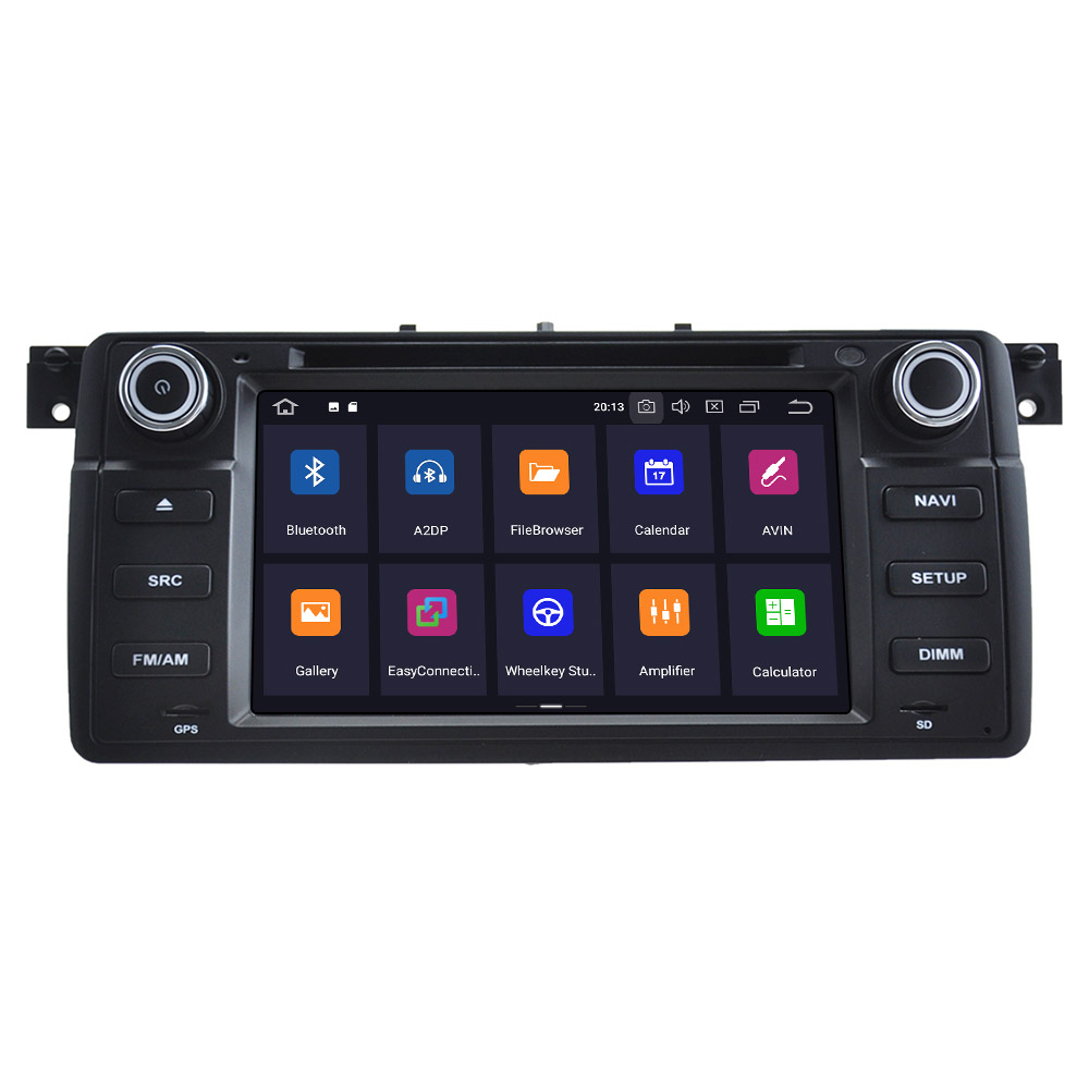 Android 11.0  Multimedia Player 128G For BMW E46 with GPS navigation suitable for BMW stereo main unit DSP Carplay -Aotsr official website