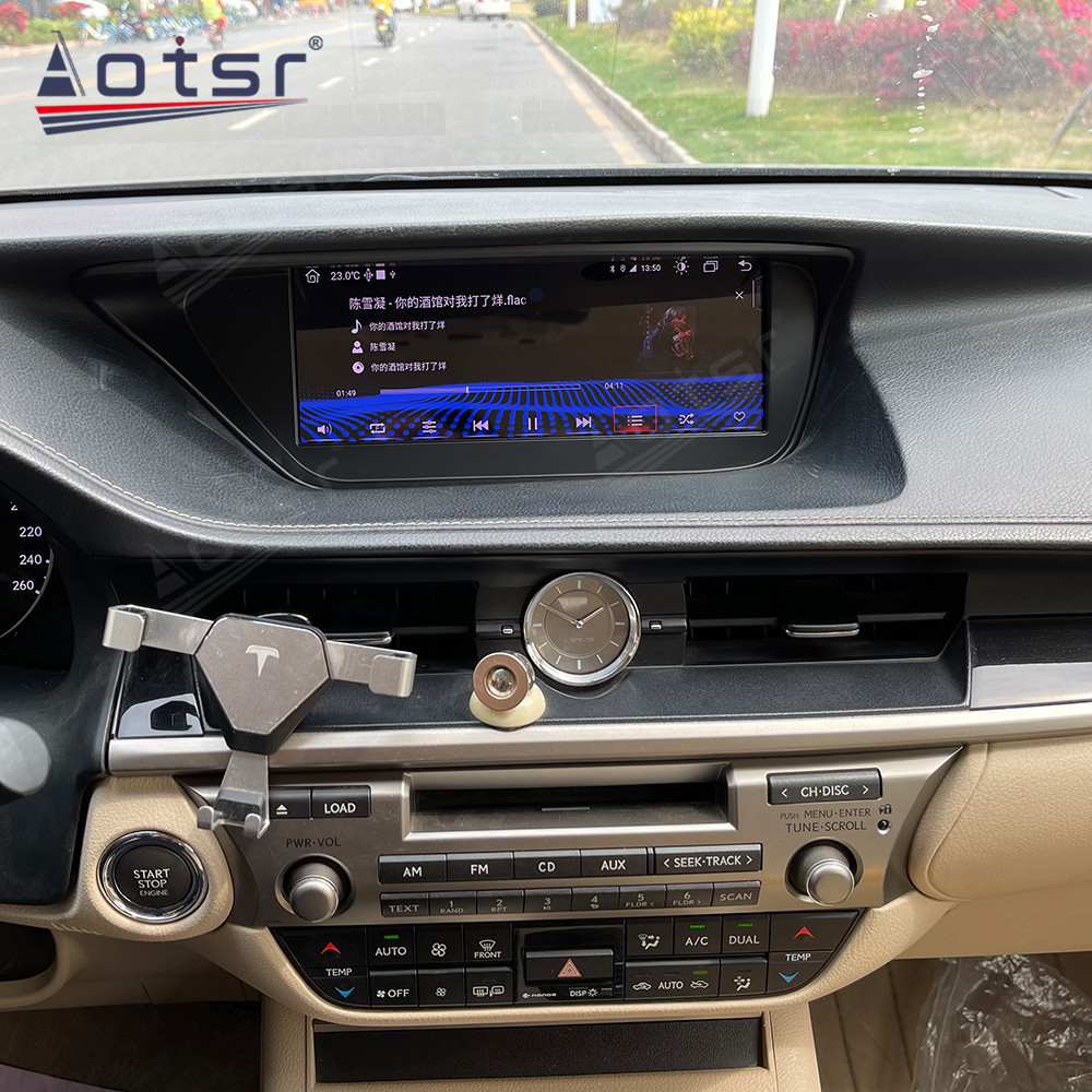 Android 10.0 multimedia player with GPS navigation stereo main unit DSP  suitable for Lexus ES 13-14