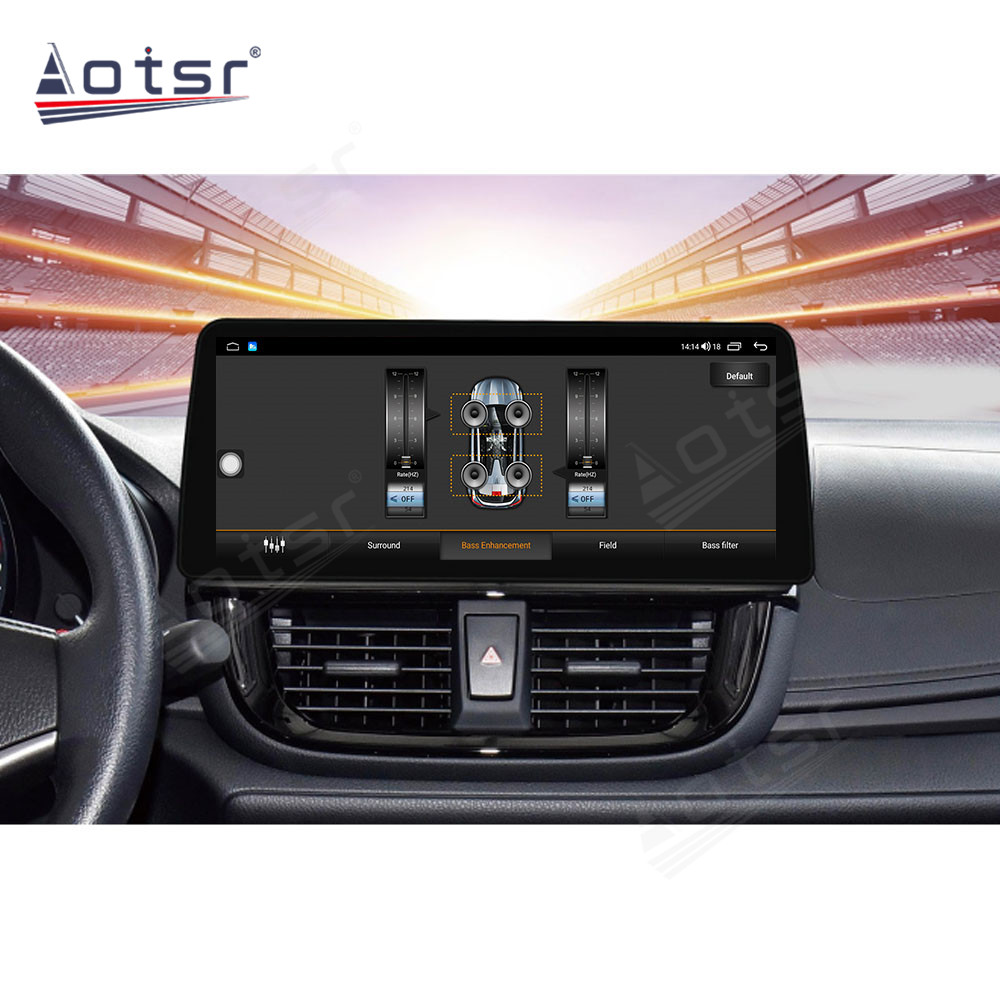 Android 10.0 multimedia player with GPS navigation stereo main unit DSP  6GB + 128GB suitable for Toyota YARIS L 16+ 12.3